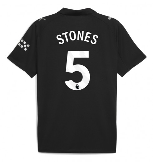 Moške Nogometnih dresov Manchester City John Stones #5 Gostujoči 2025-26 Kratki rokavi Moške Nogometnih dresov Manchester City John Stones #5 Gostujoči 2025-26 Kratki rokavi